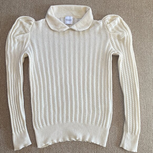 Luxury ivory sweater small